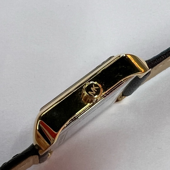 EUC Lake Gold-Tone and Black Leather Wrap Watch - Picture 7 of 16
